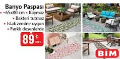 BANYO PASPASI 65X80 CM fiyat ve kampanya bilgisi